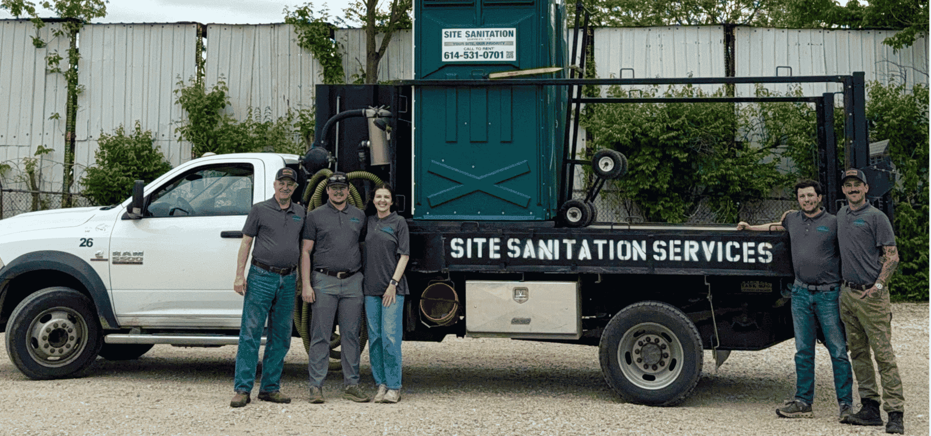 Site Sanitation Services Family Owned and Operated Portable Restroom Rental